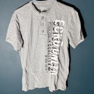 Ecko Unlimited Gray Henley Tee